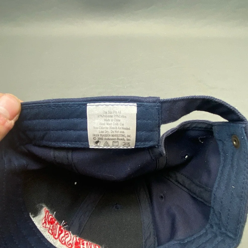 Budweiser has stitching